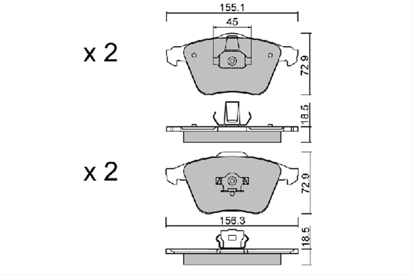 Imagine pentru produsul „SET PLACUTE FRANA,FRANA DISC"