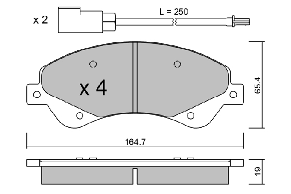 Imagine pentru produsul „SET PLACUTE FRANA,FRANA DISC"