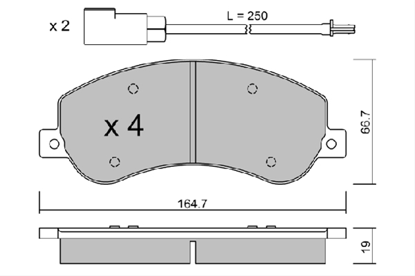 Imagine pentru produsul „SET PLACUTE FRANA,FRANA DISC"