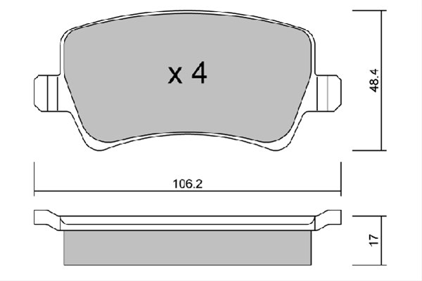Imagine pentru produsul „SET PLACUTE FRANA,FRANA DISC"