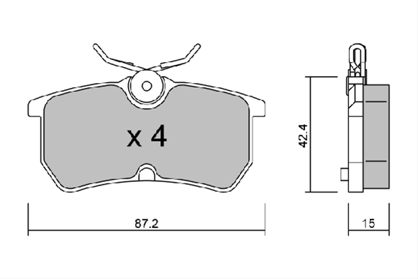 Imagine pentru produsul „SET PLACUTE FRANA,FRANA DISC"