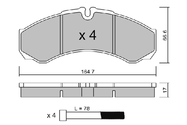 Imagine pentru produsul „SET PLACUTE FRANA,FRANA DISC"