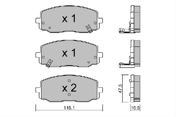 Imagine pentru produsul „SET PLACUTE FRANA,FRANA DISC"