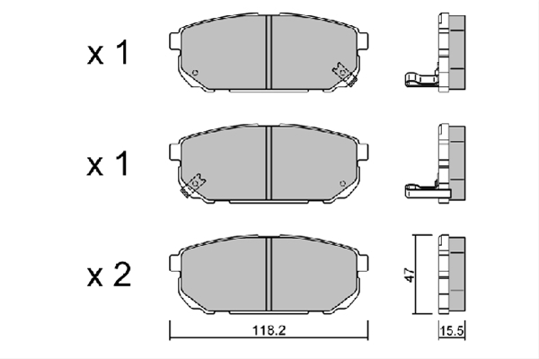 Imagine pentru produsul „SET PLACUTE FRANA,FRANA DISC"