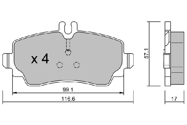 Imagine pentru produsul „SET PLACUTE FRANA,FRANA DISC"