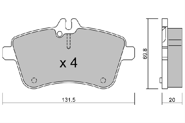 Imagine pentru produsul „SET PLACUTE FRANA,FRANA DISC"