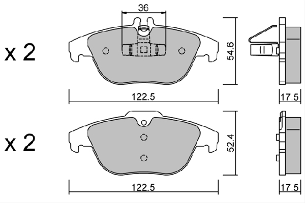Imagine pentru produsul „SET PLACUTE FRANA,FRANA DISC"