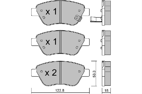 Imagine pentru produsul „SET PLACUTE FRANA,FRANA DISC"