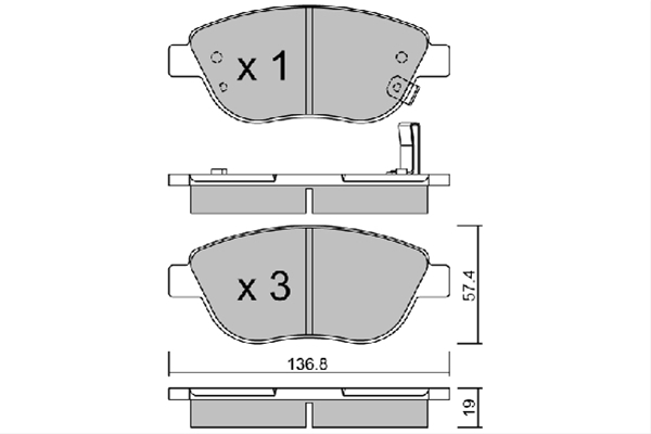 Imagine pentru produsul „SET PLACUTE FRANA,FRANA DISC"