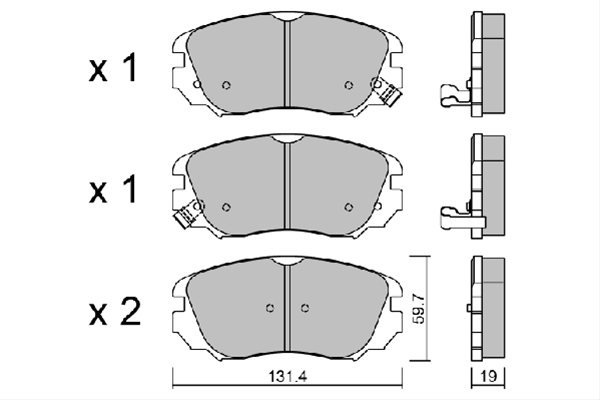 Imagine pentru produsul „SET PLACUTE FRANA,FRANA DISC"