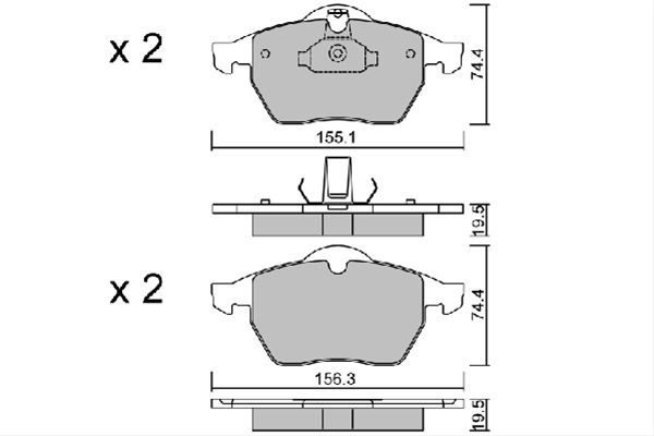 Imagine pentru produsul „SET PLACUTE FRANA,FRANA DISC"