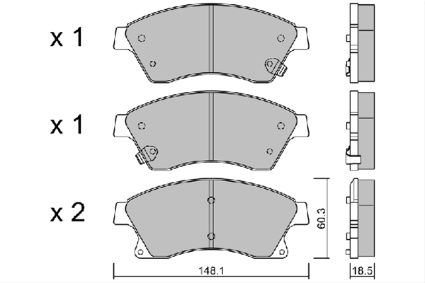 Imagine pentru produsul „SET PLACUTE FRANA,FRANA DISC"