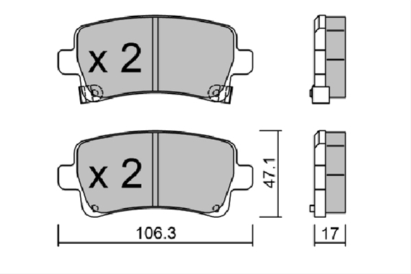 Imagine pentru produsul „SET PLACUTE FRANA,FRANA DISC"