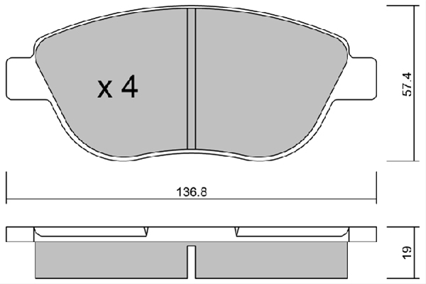 Imagine pentru produsul „SET PLACUTE FRANA,FRANA DISC"