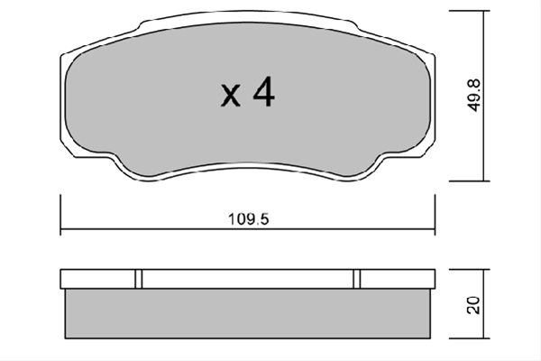 Imagine pentru produsul „SET PLACUTE FRANA,FRANA DISC"