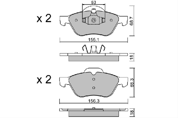 Imagine pentru produsul „SET PLACUTE FRANA,FRANA DISC"