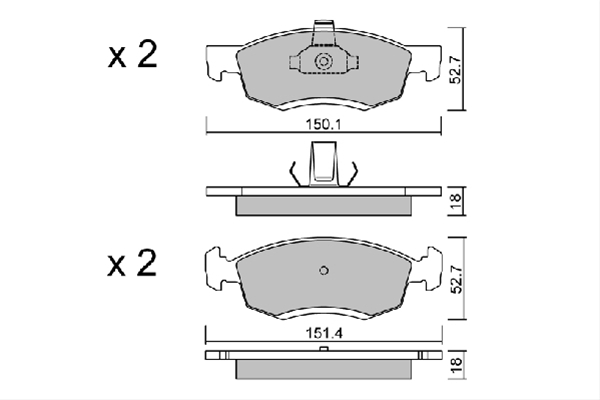 Imagine pentru produsul „SET PLACUTE FRANA,FRANA DISC"