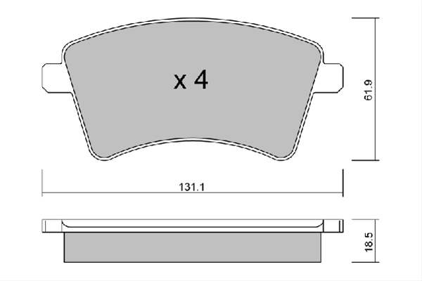 Imagine pentru produsul „SET PLACUTE FRANA,FRANA DISC"