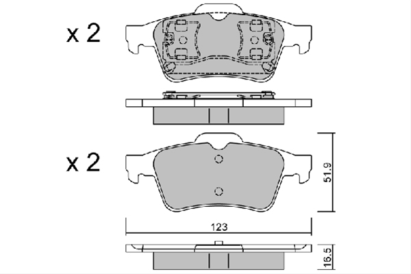 Imagine pentru produsul „SET PLACUTE FRANA,FRANA DISC"