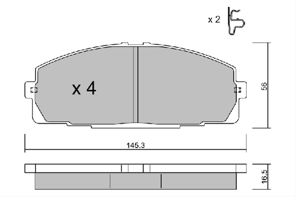 Imagine pentru produsul „SET PLACUTE FRANA,FRANA DISC"
