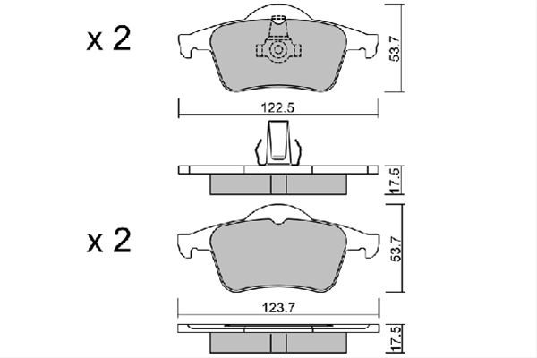 Imagine pentru produsul „SET PLACUTE FRANA,FRANA DISC"