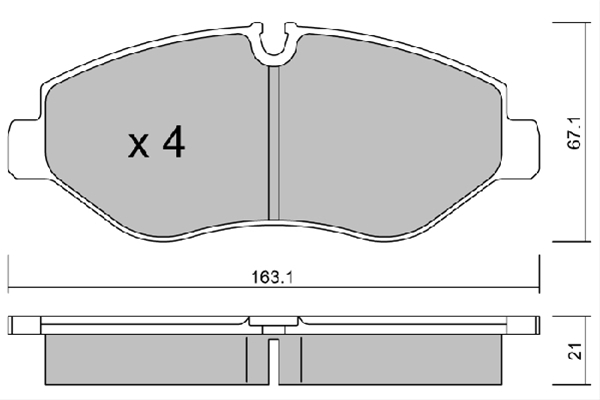 Imagine pentru produsul „SET PLACUTE FRANA,FRANA DISC"
