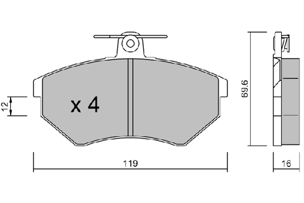 Imagine pentru produsul „SET PLACUTE FRANA,FRANA DISC"