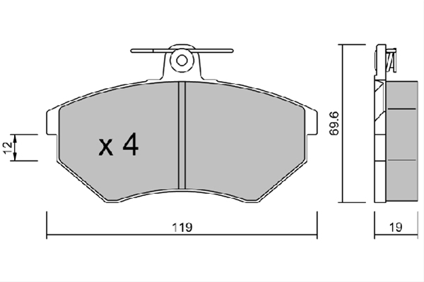 Imagine pentru produsul „SET PLACUTE FRANA,FRANA DISC"