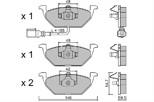 Imagine pentru produsul „SET PLACUTE FRANA,FRANA DISC"
