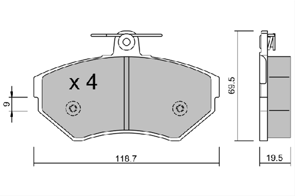 Imagine pentru produsul „SET PLACUTE FRANA,FRANA DISC"
