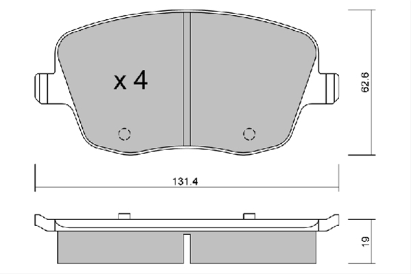 Imagine pentru produsul „SET PLACUTE FRANA,FRANA DISC"