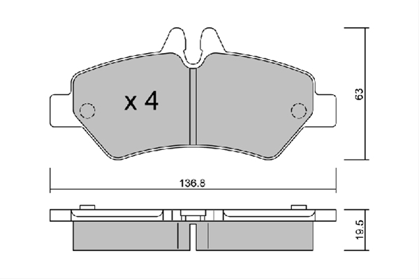 Imagine pentru produsul „SET PLACUTE FRANA,FRANA DISC"