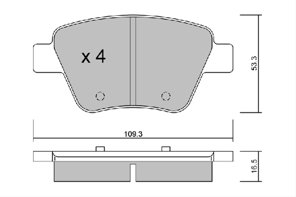 Imagine pentru produsul „SET PLACUTE FRANA,FRANA DISC"