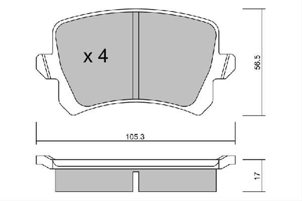Imagine pentru produsul „SET PLACUTE FRANA,FRANA DISC"