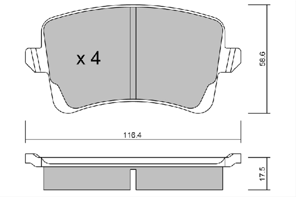 Imagine pentru produsul „SET PLACUTE FRANA,FRANA DISC"