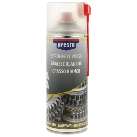 Imagine pentru produsul „WHITE GREASE - SPRAY VASELINA CU PTFE ALBA 400ML"