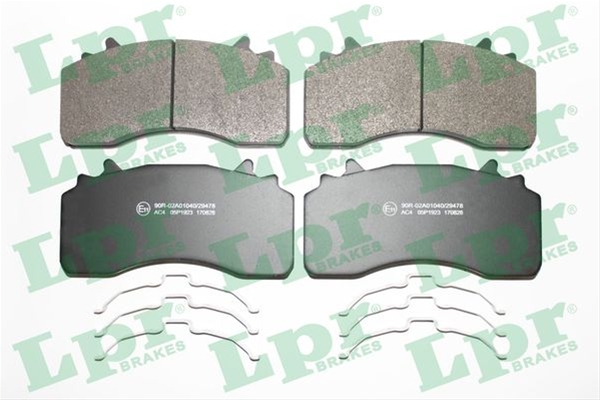 Imagine pentru produsul „SET PLACUTE FRANA LPR - NBB"
