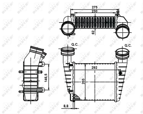 INTERCOOLER, COMPRESOR