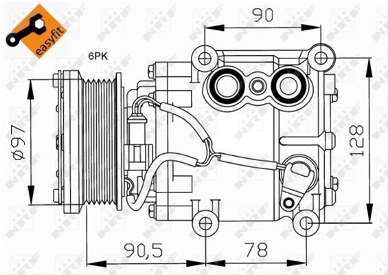 COMPRESOR A/C SE25-II