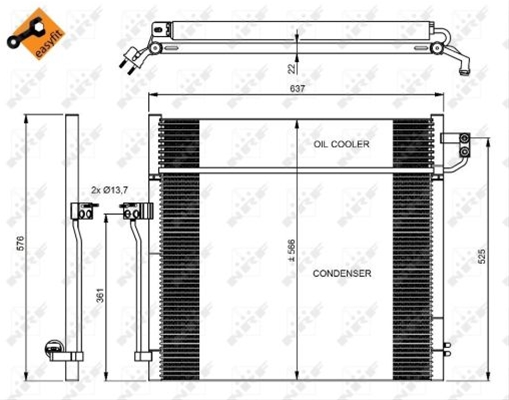 CONDENSATOR A/C