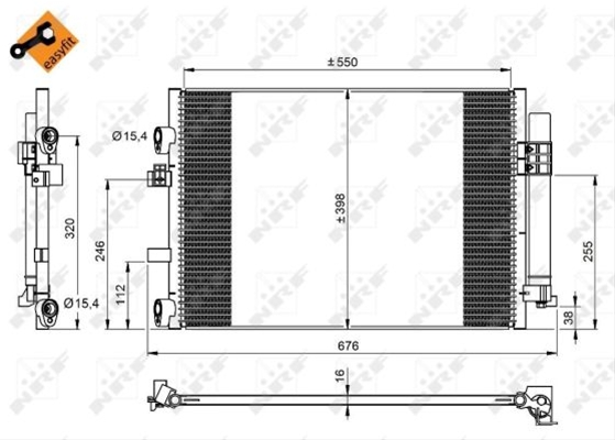 CONDENSATOR A/C