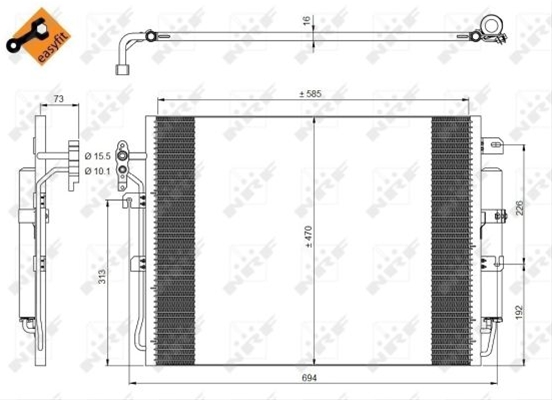 CONDENSATOR A/C