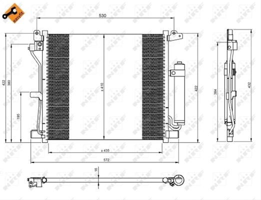 CONDENSATOR A/C