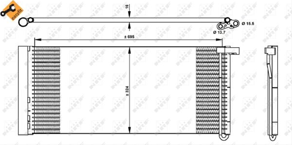 CONDENSATOR A/C