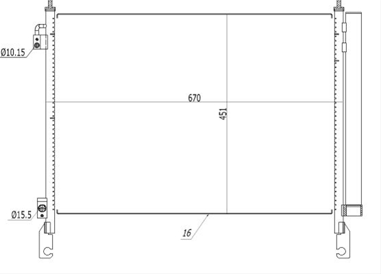 CONDENSATOR A/C