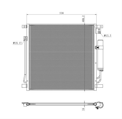 CONDENSATOR A/C