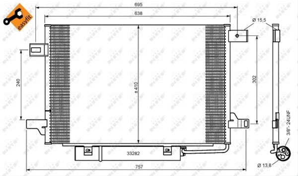 CONDENSATOR A/C