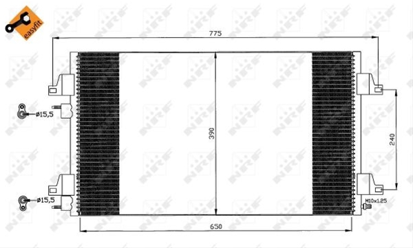 CONDENSATOR A/C