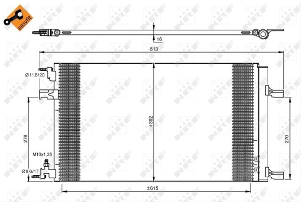 CONDENSATOR A/C