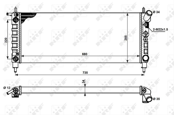 RADIATOR, RACIRE MOTOR
